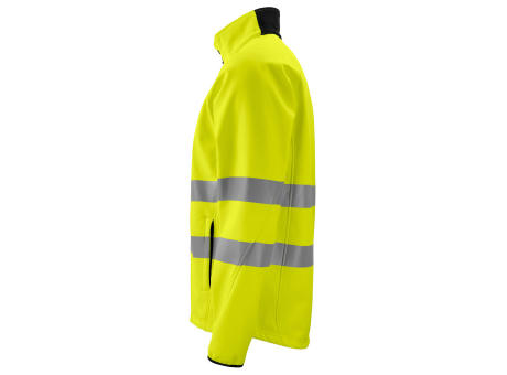 6432 SOFTSHELL JACKET CL.3/2 AMARILLO/NEGRO XS
