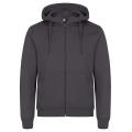 MIAMI HOODY FZ GRIS METAL XS