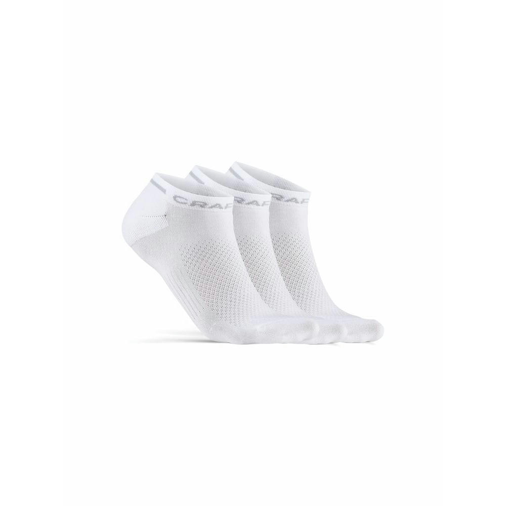 CORE DRY SHAFTLESS SOCK 3-PACK WHITE 34/36