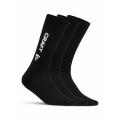 PROGRESS INDOOR 3-PACK SOCK BLACK 28/30