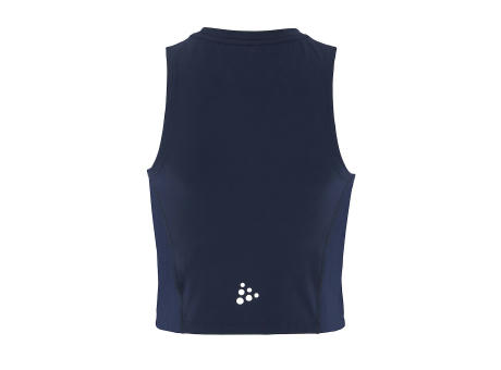 RUSH 2.0 CROP SINGLET NAVY XS