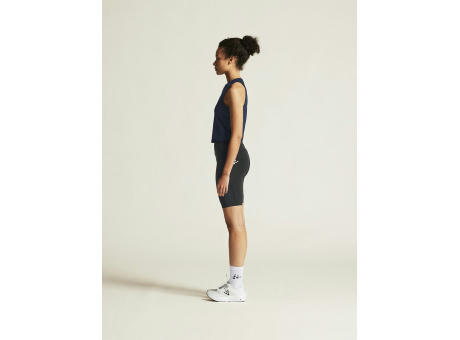 RUSH 2.0 CROP SINGLET NAVY XS
