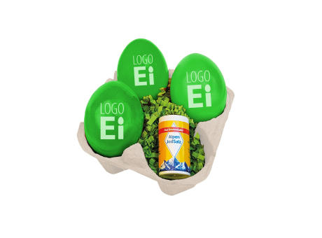 LogoEi 3er mit Salz - Grün