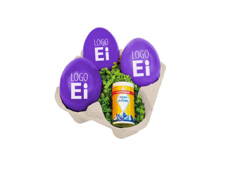 LogoEi 3er mit Salz - Lila