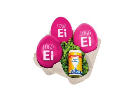 LogoEi 3er mit Salz - Pink