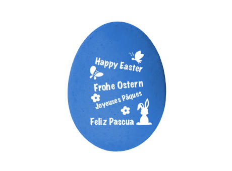 Happy Egg Frohe Ostern - Blau