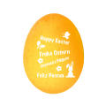 Happy Egg Frohe Ostern - Gelb