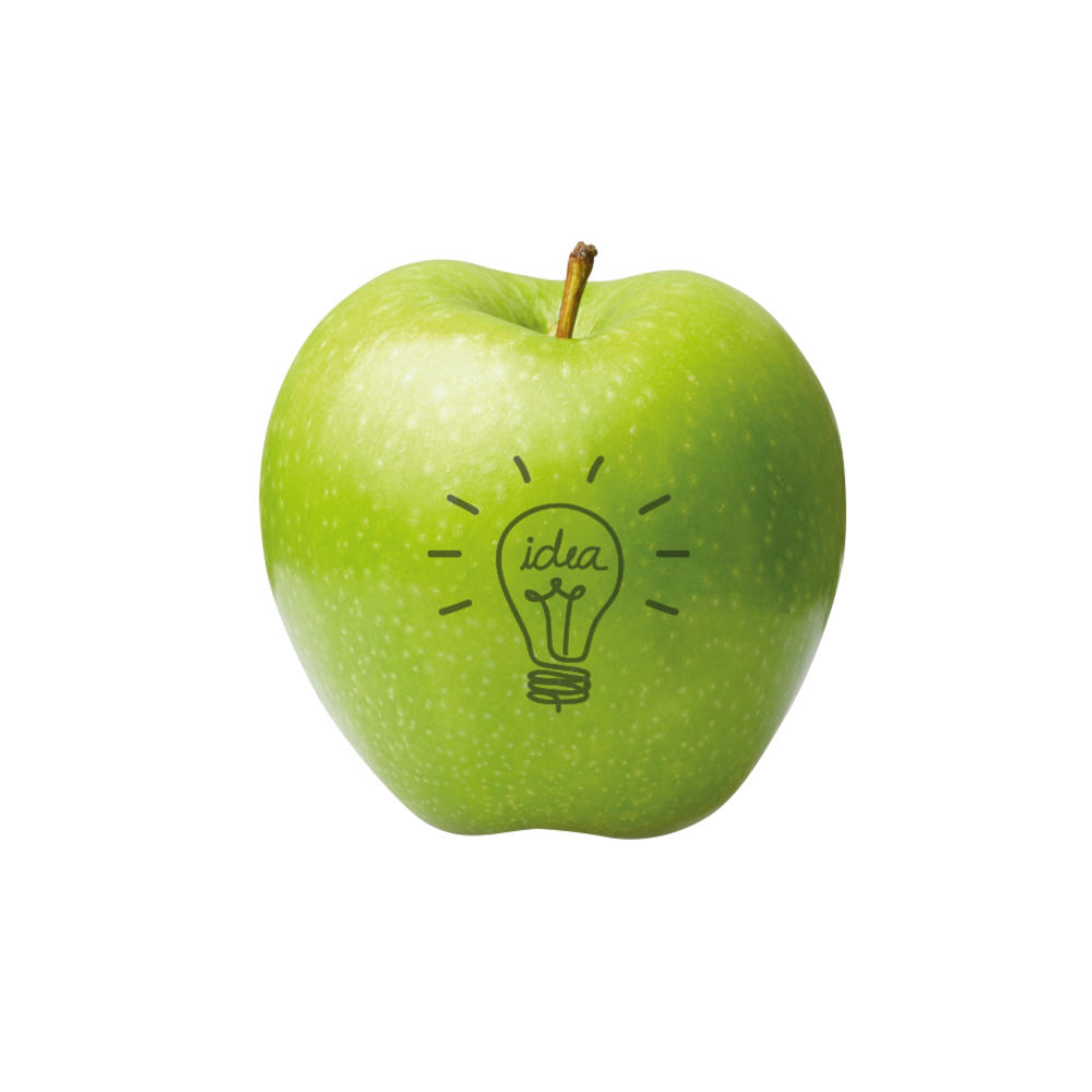 LogoFrucht Apfel "Brainstorming" grün