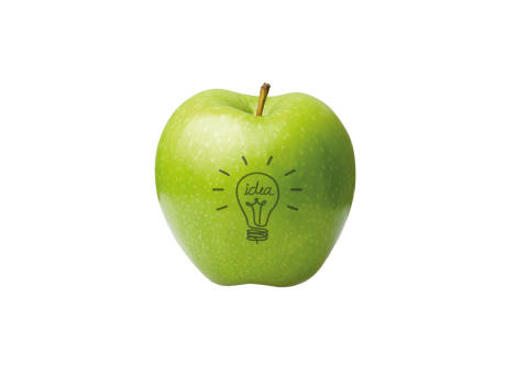 LogoFrucht Apfel "Brainstorming" grün