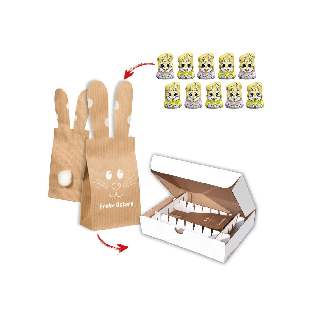 Bunny Bag Gold Bunny inkl. Versandbox