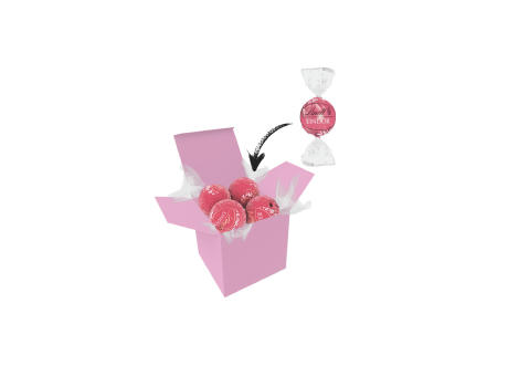 Color Lindor Box - Rosa - Erdbeer-Sahne