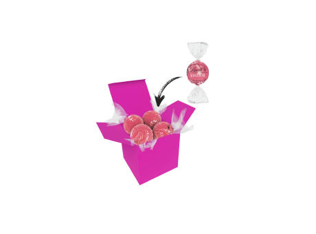 Color Lindor Box - Pink - Erdbeer-Sahne