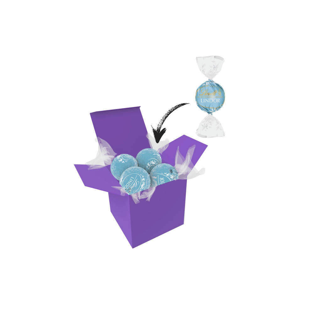 Color Lindor Box - Lila - Stracciatella