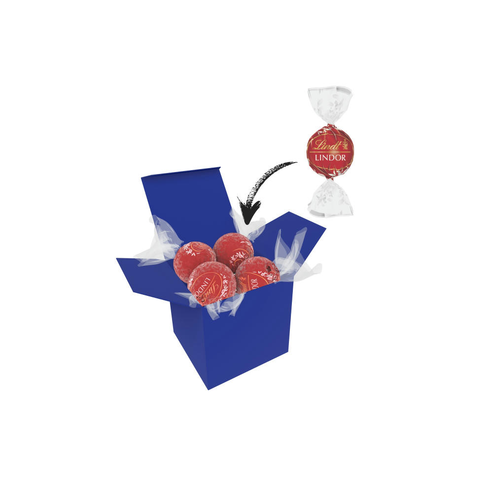 Color Lindor Box - Dunkelblau - Vollmilch