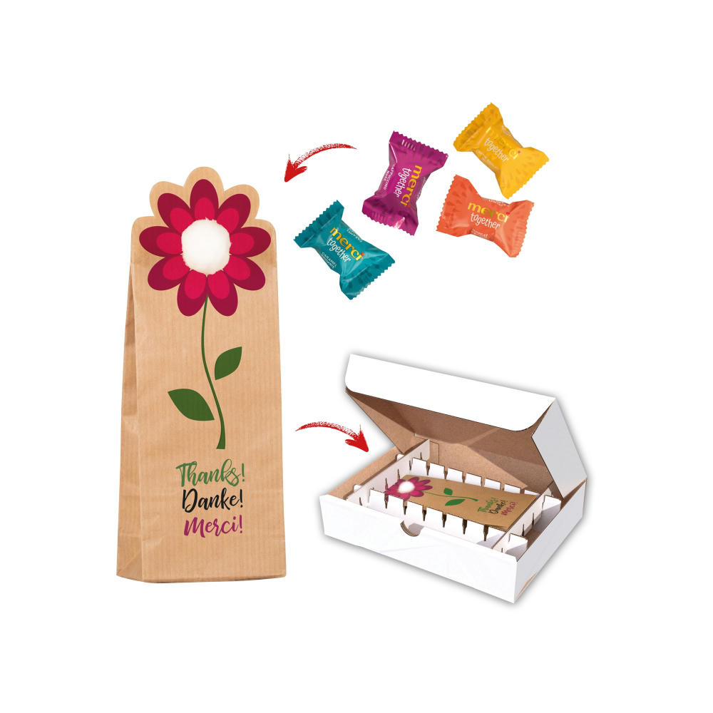 Flower Bag "Danke" inkl. Versandbox