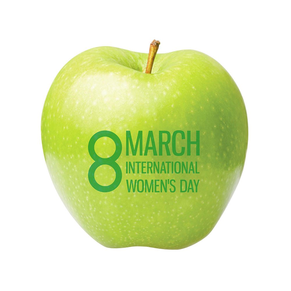 Apfel grün 8 March "International Women`s Day"