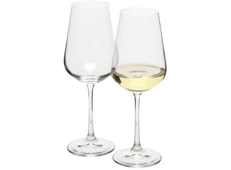 Vanilla Season® PAPUA Weisswein 2er Set Weißweingläser mit Platzhalter-Kartonage