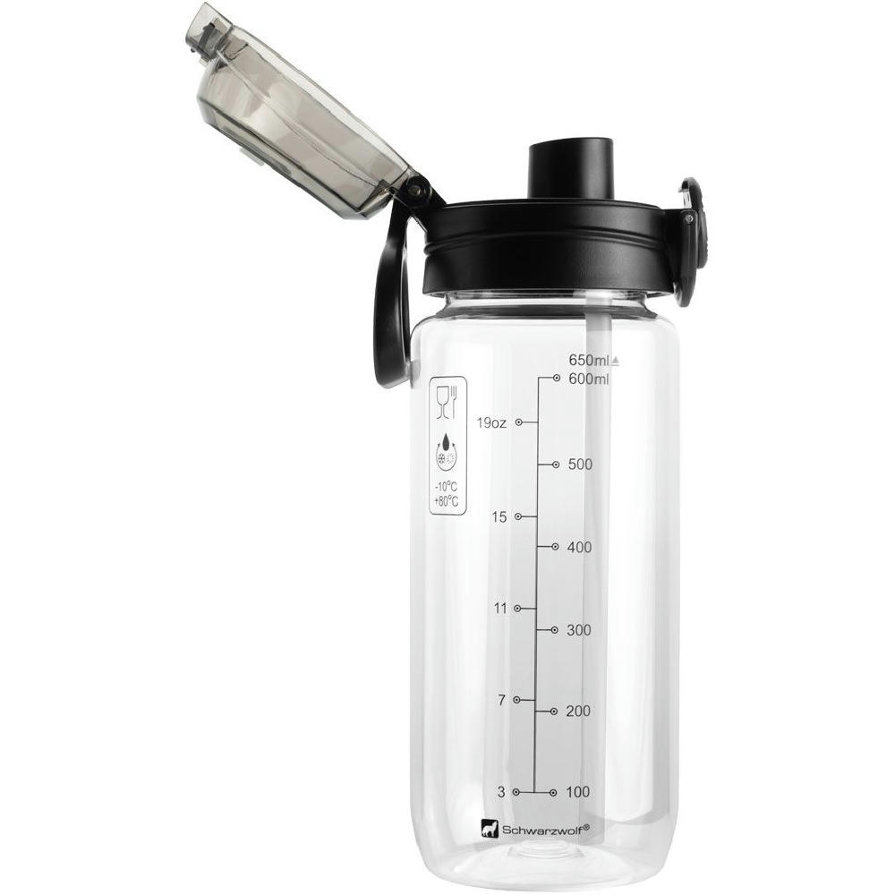 Schwarzwolf outdoor® KARISIMBI Tritan-Trinkflasche, 650 ml