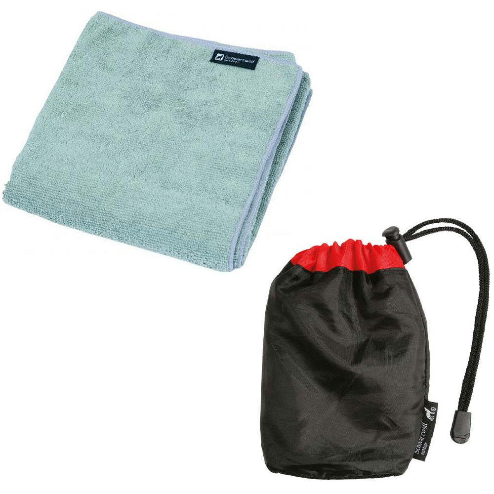 Schwarzwolf outdoor® LOBOS Outdoor-Multifunktions-Handtuch, grau