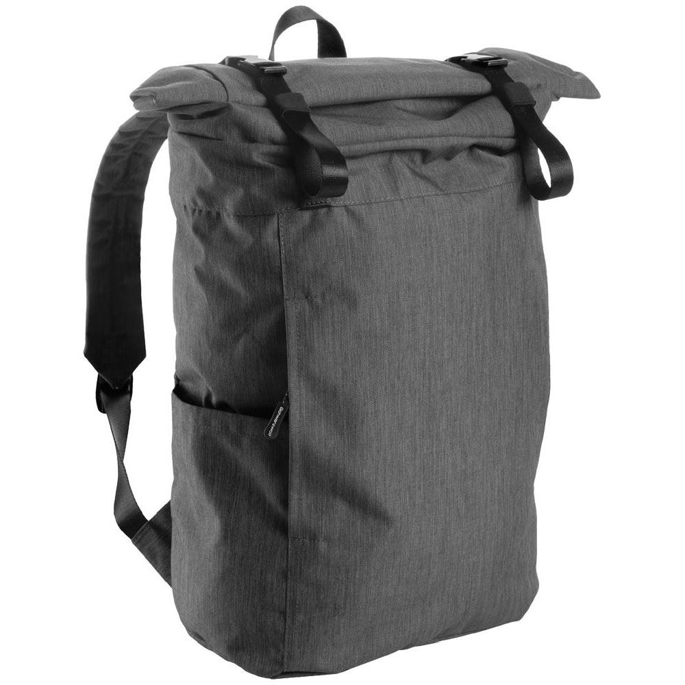 Schwarzwolf outdoor® OHIO Rolltop-Rucksack grau