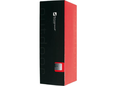 Schwarzwolf outdoor® KIBO Tritan Trinkflasche, 0,8 l, grau