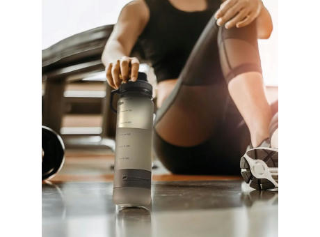 Schwarzwolf outdoor® KIBO Tritan Trinkflasche, 0,8 l, grau