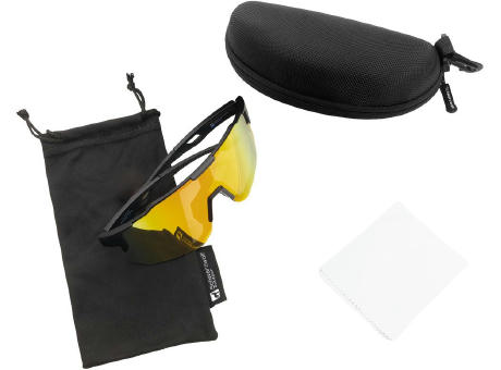 Schwarzwolf outdoor® TRINITY polarisierte Sonnenbrille UV400, schwarz