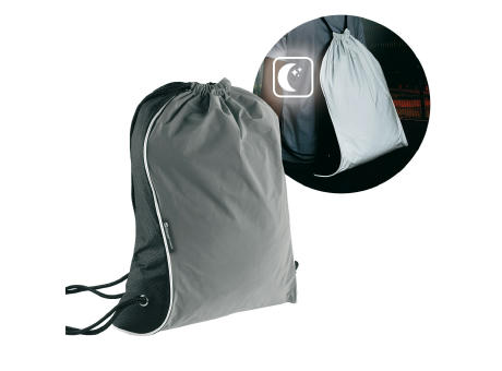 Schwarzwolf outdoor® DENISON reflektierender Beutel-Rucksack 2 l
