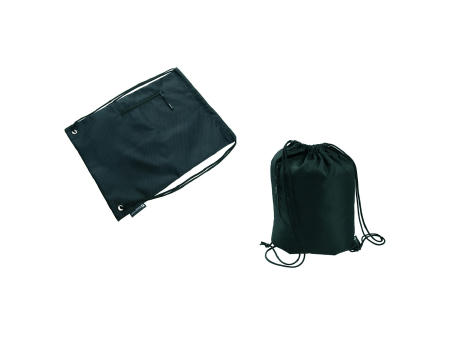 Schwarzwolf outdoor® NUNAVUT Kordeltasche 8l, schwarz