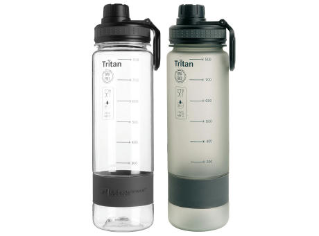 Schwarzwolf outdoor® KIBO Tritan Trinkflasche, 0,8 l, transparent