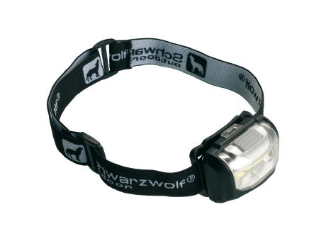 Schwarzwolf outdoor® TRONADOR schwenkbare Stirnlampe