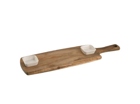 Vanilla Season® TAKAOKA Servier-Set mit Holzbrett und Schalen