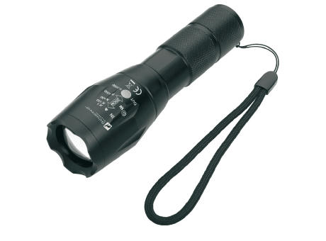 Schwarzwolf outdoor® DELGADA wiederaufladbare CREE T6 Taschenlampe