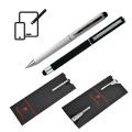 Pierre Cardin® CLAUDIE Rollerball Touchpen, schwarz