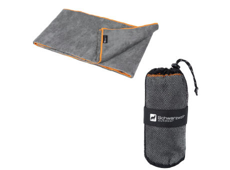Schwarzwolf outdoor® CITAS Outdoor-Multifunktions-Handtuch, grau/orange