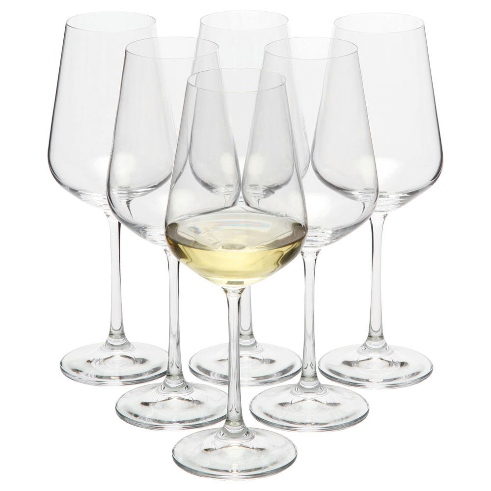 Vanilla Season® MORETON 6er Set Bohemia Crystal Weißweingläser