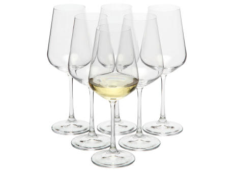 Vanilla Season® MORETON 6er Set Bohemia Crystal Weißweingläser