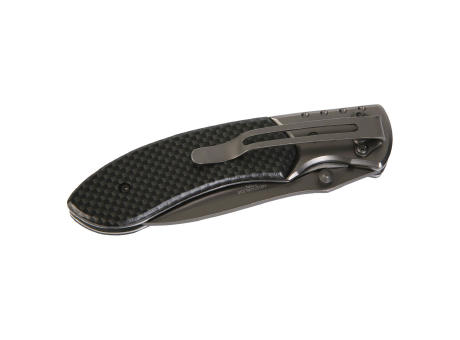 Schwarzwolf outdoor® YERGER Taschenmesser im Karbonlook