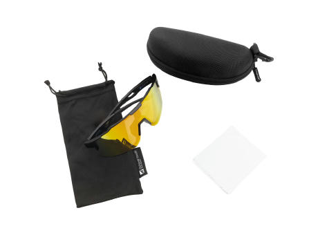 Schwarzwolf outdoor® TRINITY polarisierte Sonnenbrille UV400, schwarz