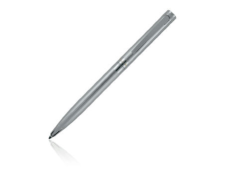 Pierre Cardin® RENEE Set aus Drehkugelschreiber und Rollerball Pen, silber