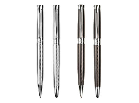 Pierre Cardin® ROI Set aus Kugelschreiber und Rollerball Pen, silber