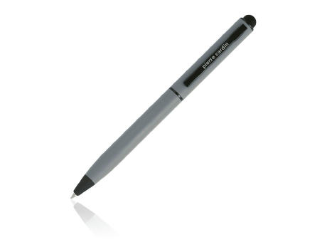 Pierre Cardin® REPORTER Set aus Notizbuch A5 und Kugelschreiber, grau/schwarz