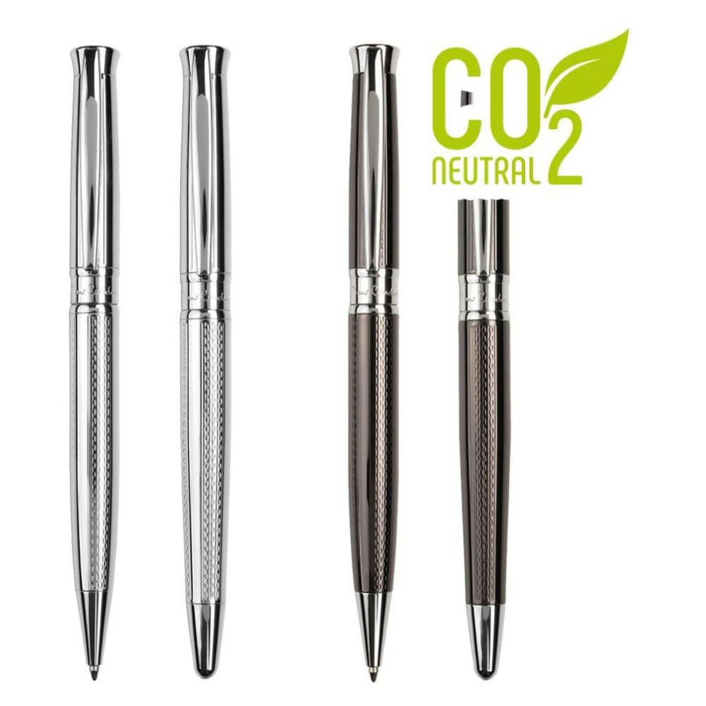 Pierre Cardin® ROI Set aus Kugelschreiber und Rollerball Pen, silber
