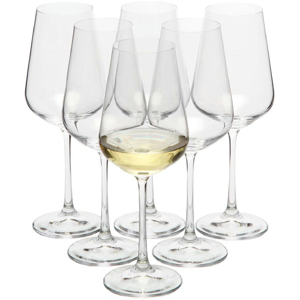 Vanilla Season® MORETON 6er Set 6er Set Bohemia Crystal Weißweingläser