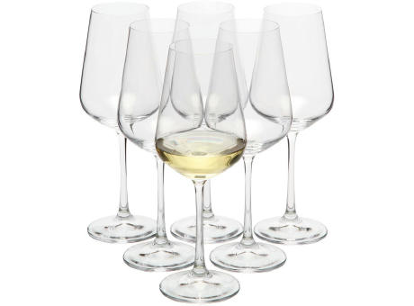 Vanilla Season® MORETON 6er Set 6er Set Bohemia Crystal Weißweingläser