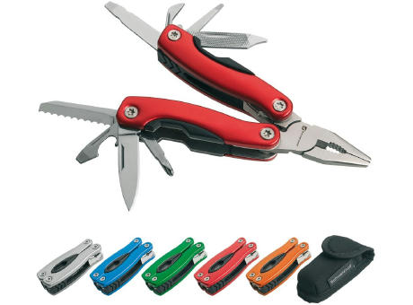 Schwarzwolf outdoor® PONY mini Multitool klein, rot