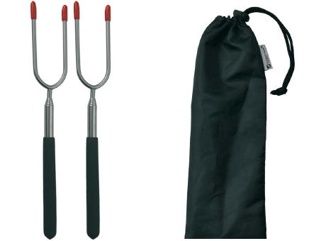 Schwarzwolf outdoor® LIPNO BBQ Set aus zwei Grillgabeln