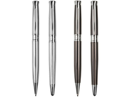 Pierre Cardin® ROI Set aus Kugelschreiber und Rollerball Pen, silber