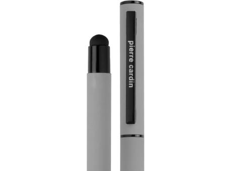 Pierre Cardin® CELEBRATION Set aus Rollerball Touchpen und Kugelschreiber Stylus, grau