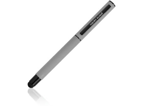 Pierre Cardin® CELEBRATION Set aus Rollerball Touchpen und Kugelschreiber Stylus, grau